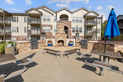 Outdoor lounge area