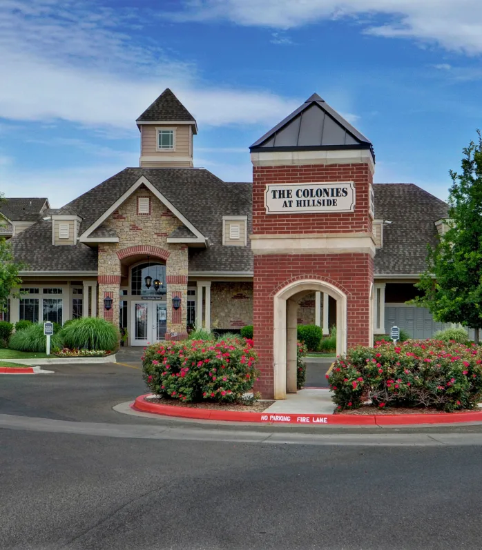 The Colonies at Hillside Entrance